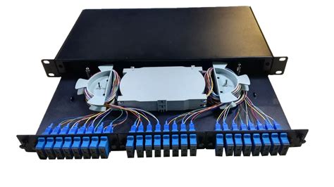 exterior fiber junction box|rack mount fiber termination box.